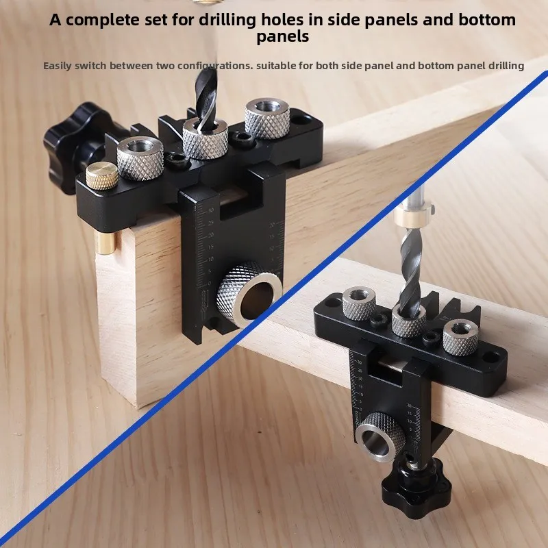 3-in-1 Drill Guide 15mm Eccentric Connector Locator for Dowel Drilling and Furniture Panel Splicing Work
3-in-1 Drill Guide 15mm Eccentric Connector Locator for Dowel Drilling and Furniture Panel Splicing Work