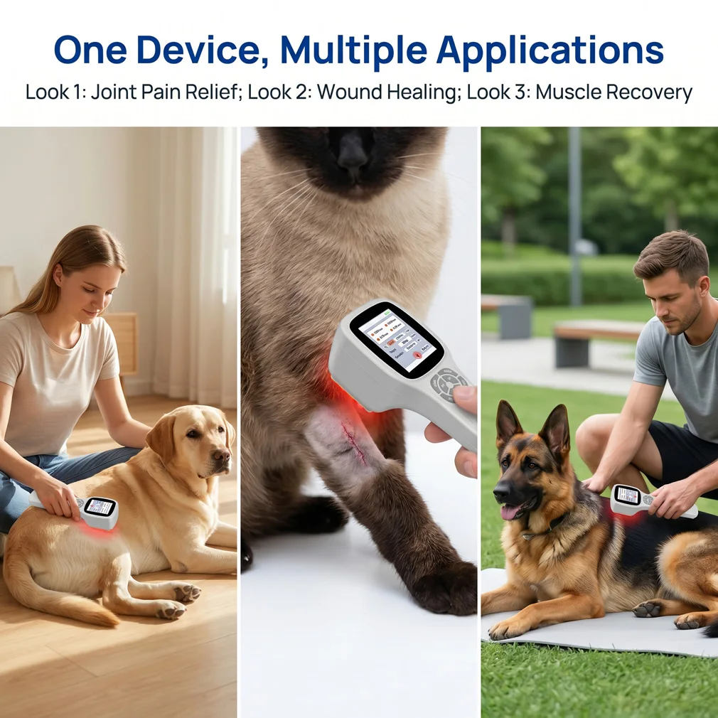 Cold Laser Therapy Device for Post-Surgery Recovery Joint Pain Red Infrared Light Physiotherapy for Senior Pets Arthritis Relief
Cold Laser Therapy Device for Post-Surgery Recovery Joint Pain Red Infrared Light Physiotherapy for Senior Pets Arthritis Relief