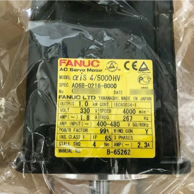 Fanuc A06B-0216-B000 Servo Motor Tested ok In Stock Fast Shipping
Fanuc A06B-0216-B000 Servo Motor Tested ok In Stock Fast Shipping