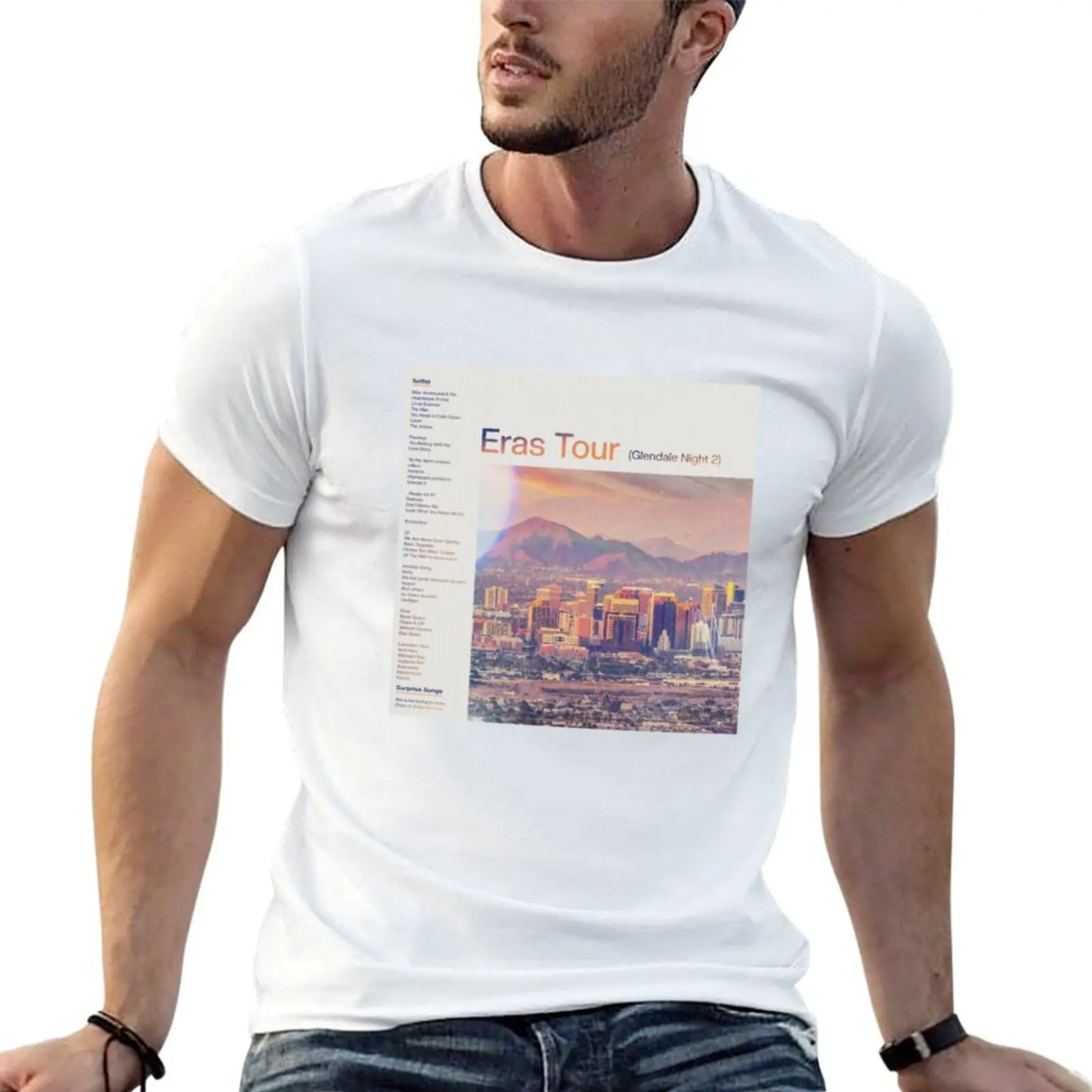 Eras Setlist Glendale Night 2 T-Shirt cotton t shirts high quality cotton tshirt 100% T-Shirt
Eras Setlist Glendale Night 2 T-Shirt cotton t shirts high quality cotton tshirt 100% T-Shirt
