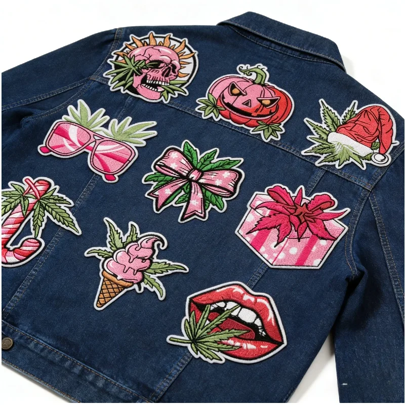 10/12Pcs Wholesale Patches Halloween Cartoon Pumpkin Embroidery Cloth Clothes Decoration Ice Cream Embroidery Sticker Ironing
10/12Pcs Wholesale Patches Halloween Cartoon Pumpkin Embroidery Cloth Clothes Decoration Ice Cream Embroidery Sticker Ironing