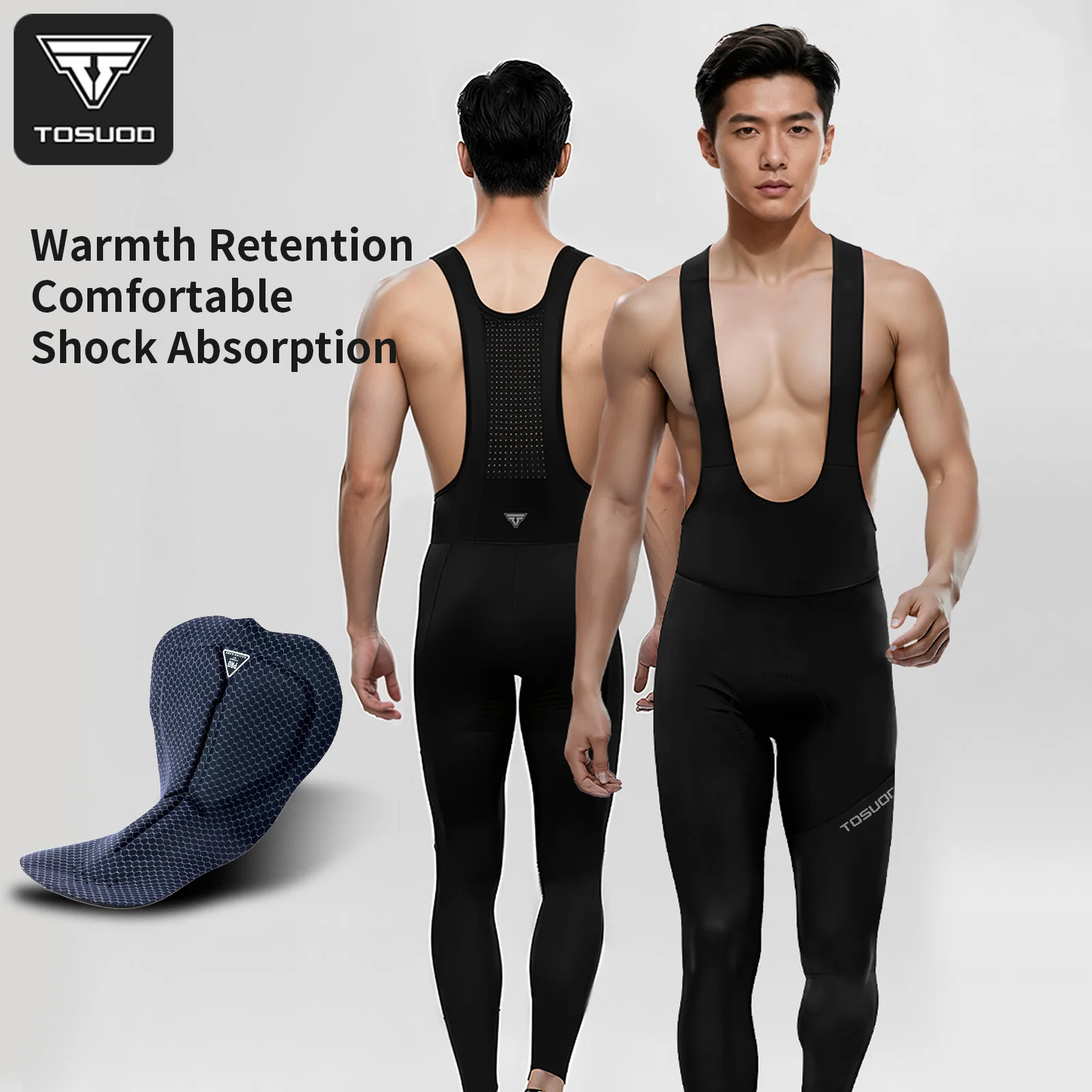 TOSUOD Autumn And Winter Cycling Overalls With Suspenders High Elasticity Breathable Warm Skinny Pants With Pockets Sweatpants
TOSUOD Autumn And Winter Cycling Overalls With Suspenders High Elasticity Breathable Warm Skinny Pants With Pockets Sweatpants