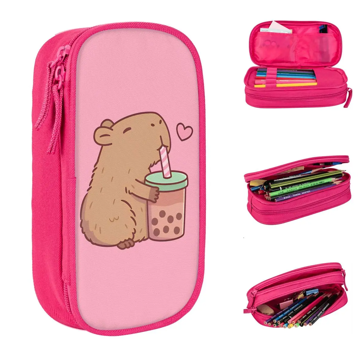 Kawaii Capybara Animal Pencil Case Classic Pen Holder Bag for Student Large Storage School Supplies Cosmetic Pencilcases
Kawaii Capybara Animal Pencil Case Classic Pen Holder Bag for Student Large Storage School Supplies Cosmetic Pencilcases