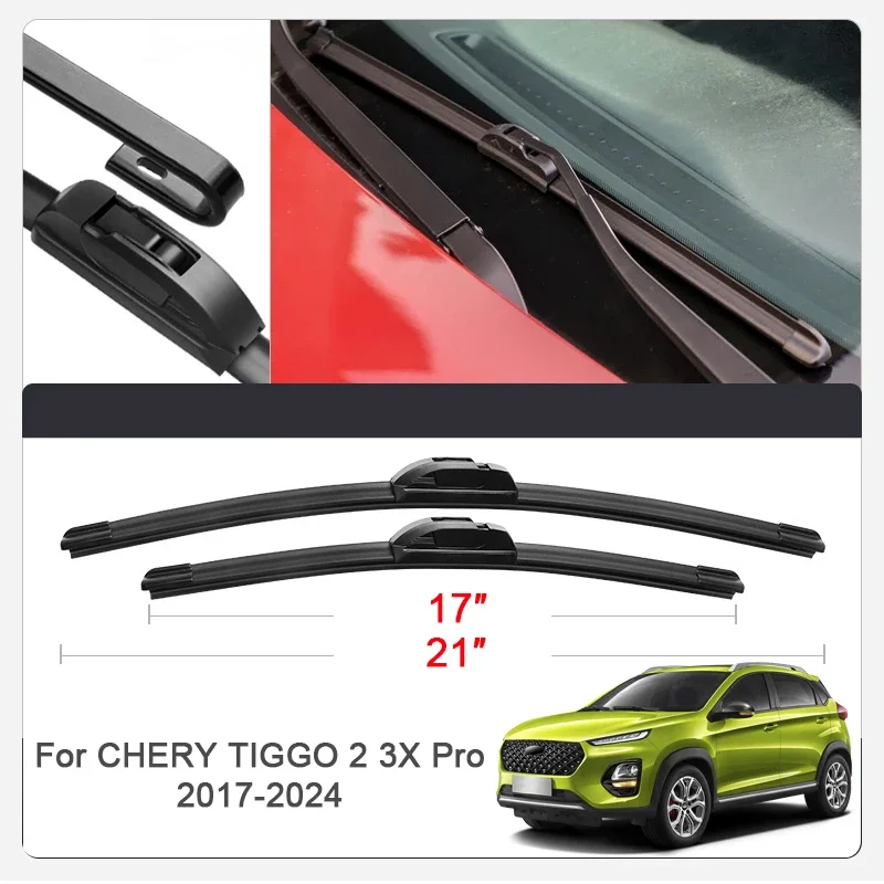 2PCS Car Front Windshield Rubber Wiper For CHERY TIGGO 2 3X 4 5X 7 8 9 PRO MAX Double Rubber Car Wiper
2PCS Car Front Windshield Rubber Wiper For CHERY TIGGO 2 3X 4 5X 7 8 9 PRO MAX Double Rubber Car Wiper