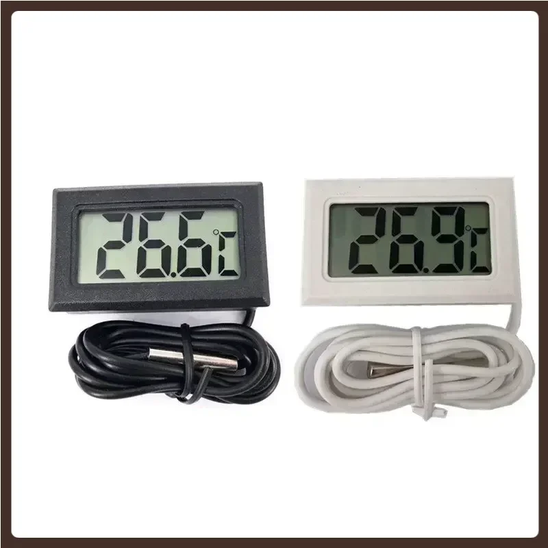 Mini LCD digital thermometer used for freezer temperature - 50-110℃ refrigerator thermometer indoor and outdoor waterproof probe
Mini LCD digital thermometer used for freezer temperature - 50-110℃ refrigerator thermometer indoor and outdoor waterproof probe