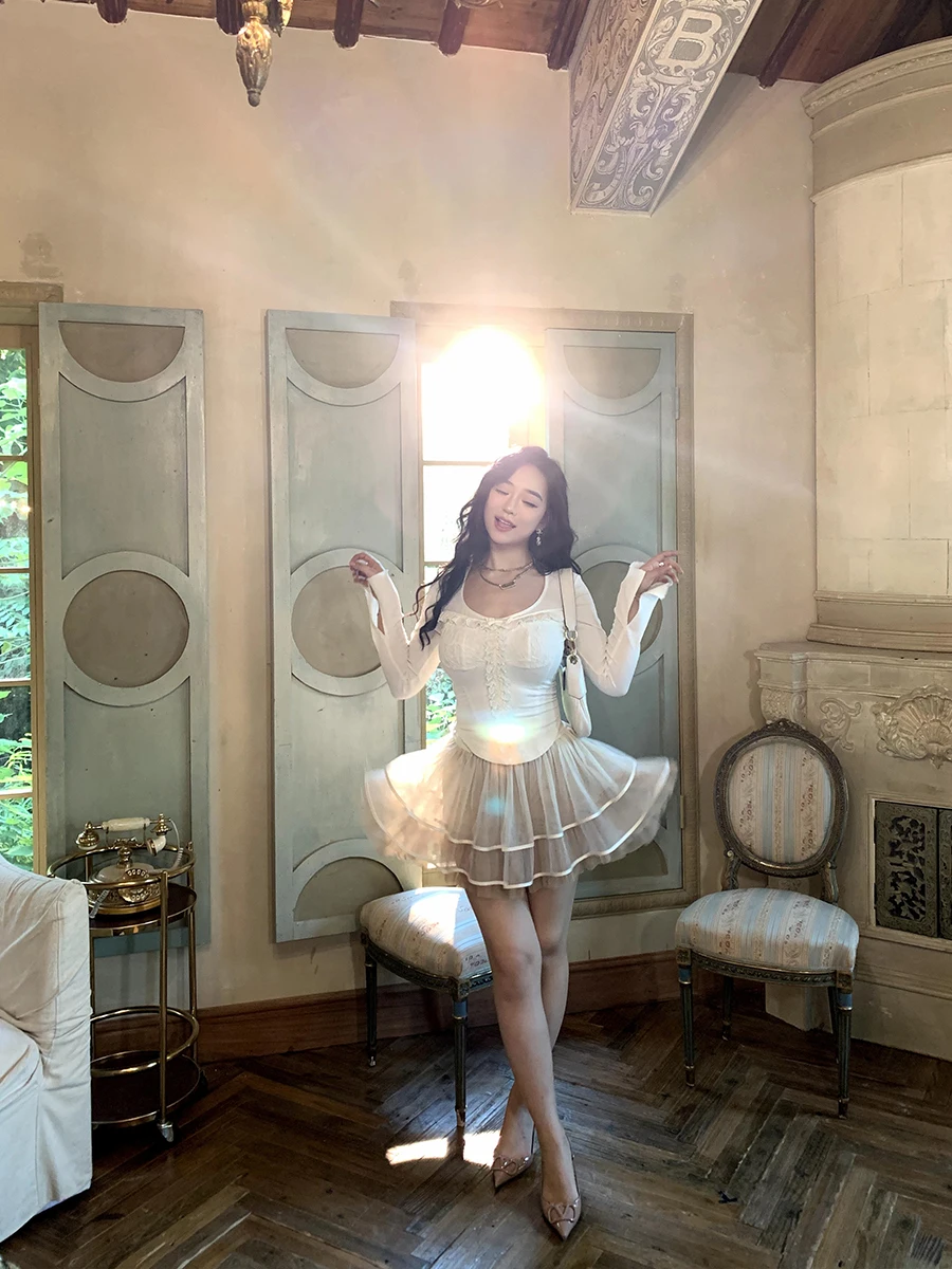 Sweet Sle Long Sve Knitted Lace Embellied Ruffle Hem Top for Women Cherry Girl Dr Fat Cute Floral Pattern Knitwear
Sweet Sle Long Sve Knitted Lace Embellied Ruffle Hem Top for Women Cherry Girl Dr Fat Cute Floral Pattern Knitwear