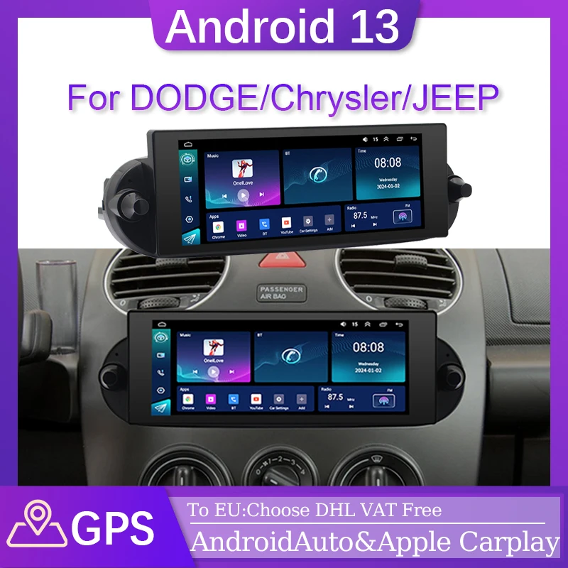 Android Navigation Radio Player Car Multimedia Video For DODGE / Chrysler / JEEP Carplay Auto Car Dvd Player Auto Electronics
Android Navigation Radio Player Car Multimedia Video For DODGE / Chrysler / JEEP Carplay Auto Car Dvd Player Auto Electronics