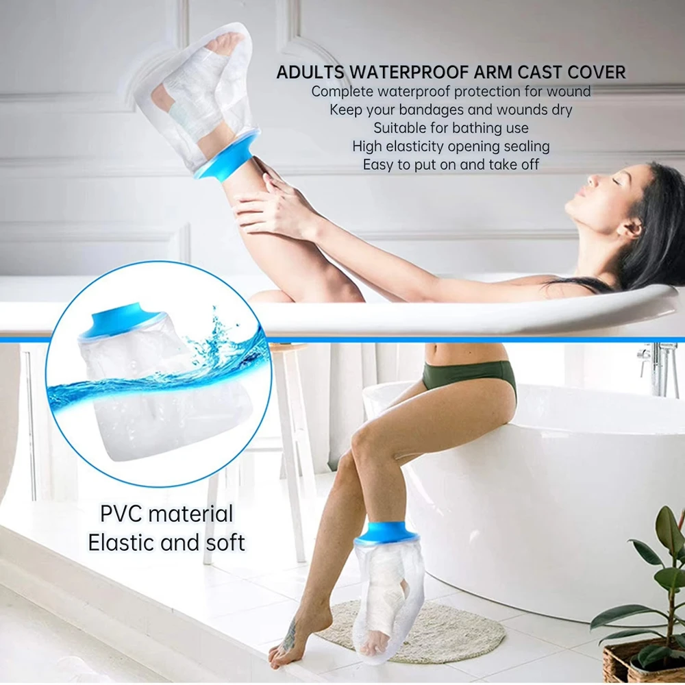 Чехлы для литья ног для взрослых, водонепроницаемые чехлы для душа, бинты и защитные приспособления для литья для душа и ванн, водонепроницаемый дизайн
Чехлы для литья ног для взрослых, водонепроницаемые чехлы для душа, бинты и защитные приспособления для литья для душа и ванн, водонепроницаемый дизайн