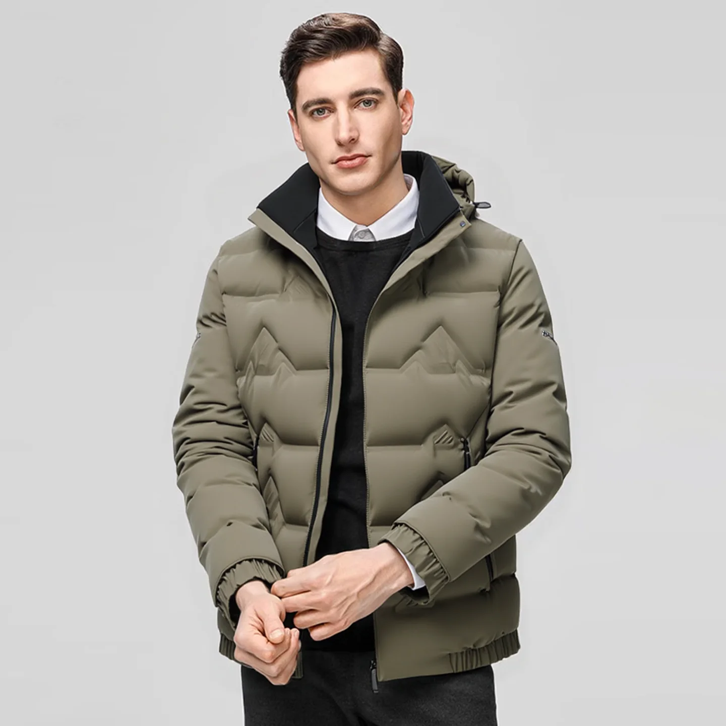 Men's Casual Thiened Removable Hooded Cotton Jaet ort Sle Winter Coat Stand Fit Busin Gentleman Polyester Fiber
Men's Casual Thiened Removable Hooded Cotton Jaet ort Sle Winter Coat Stand Fit Busin Gentleman Polyester Fiber