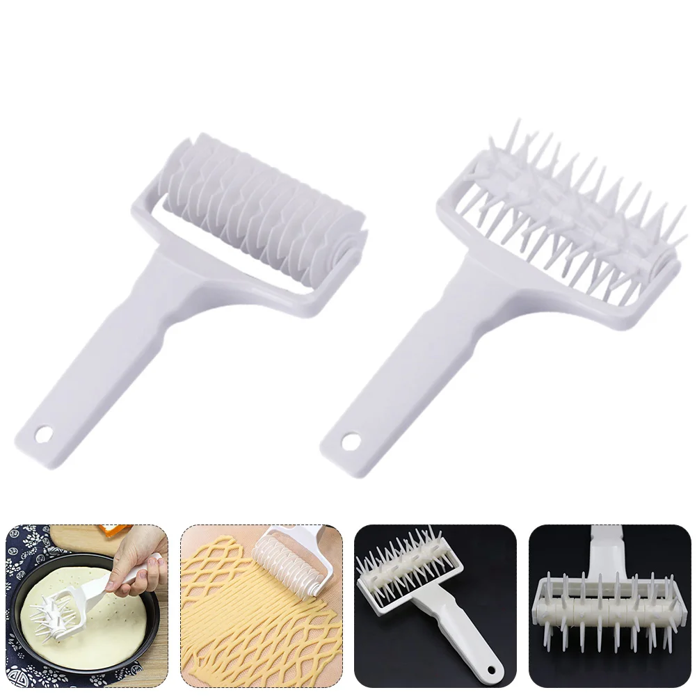 2Pcs Pizza Scraper Roller with Needle Wheels Baking Aid for Even Dough Texture Great for Home Baker Essential Kit
2Pcs Pizza Scraper Roller with Needle Wheels Baking Aid for Even Dough Texture Great for Home Baker Essential Kit