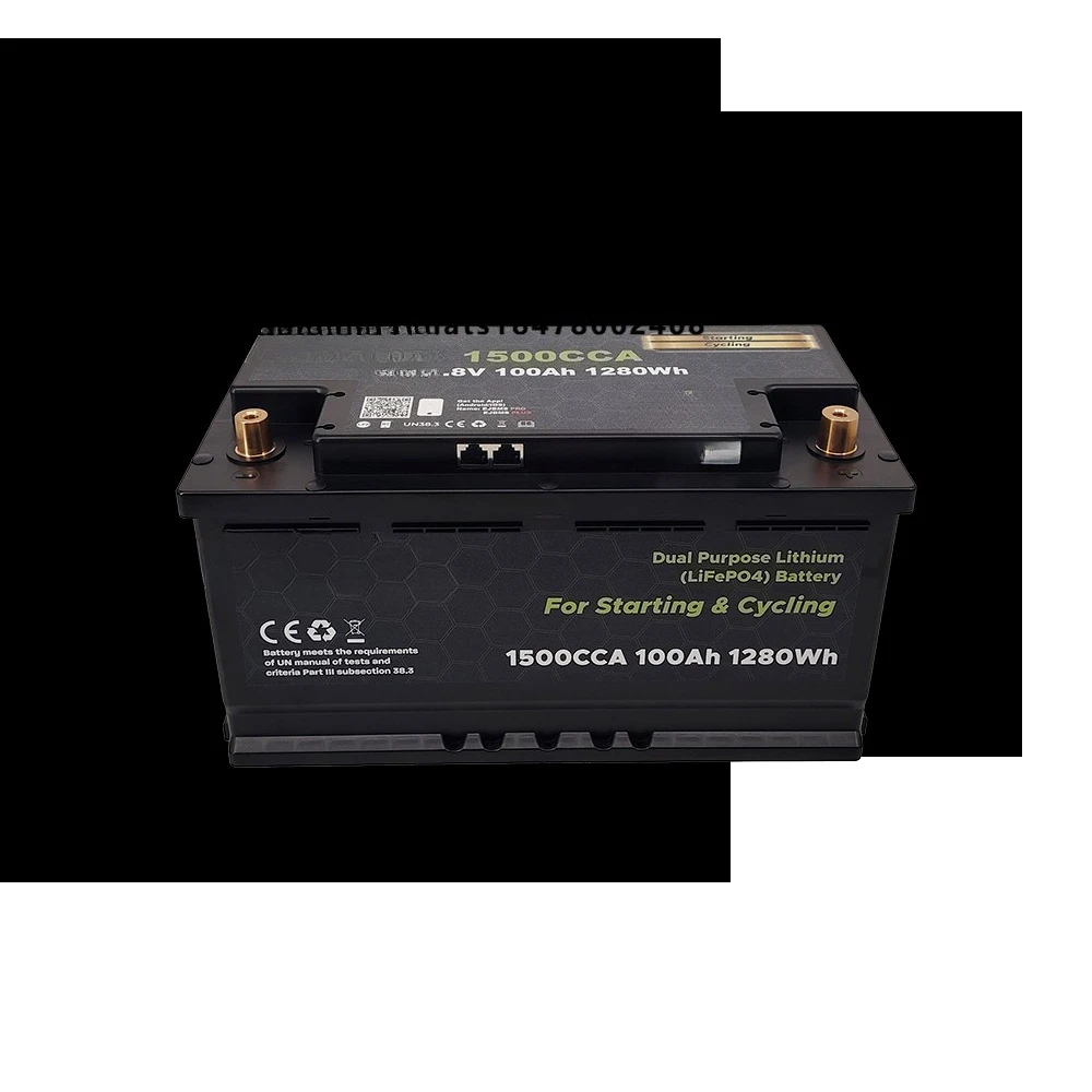 BCI Group 49 12V 100Ah H8 car starter battery, advanced maintenance-free lithium iron phosphate semi-solid 900CCA
BCI Group 49 12V 100Ah H8 car starter battery, advanced maintenance-free lithium iron phosphate semi-solid 900CCA