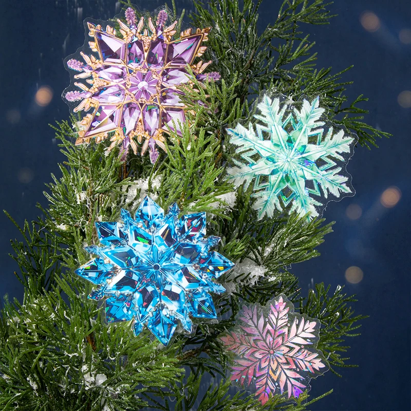 6packs/LOT Ice crystal snow region series markers photo album decoration PET sticker
6packs/LOT Ice crystal snow region series markers photo album decoration PET sticker