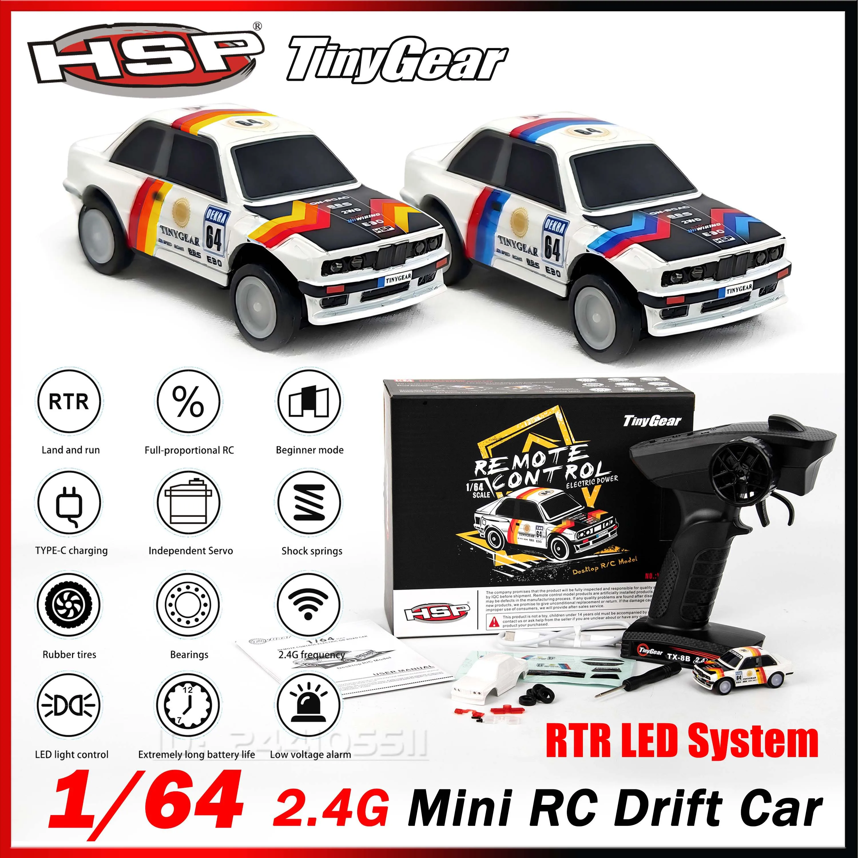 HSP 1/64 2.4G Mini RC Drift Car RTR на дорогах DIY Настольная модель автомобиля со светодиодной системой передатчик Игрушечная часть с дистанционным управлением
HSP 1/64 2.4G Mini RC Drift Car RTR на дорогах DIY Настольная модель автомобиля со светодиодной системой передатчик Игрушечная часть с дистанционным управлением