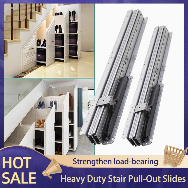 Stair Cabinet Heavy-Duty Buffer Slide Rail Locker Lower Damping Load-Bearing Rail Storage Cabinet Pull-Out Drawer
Stair Cabinet Heavy-Duty Buffer Slide Rail Locker Lower Damping Load-Bearing Rail Storage Cabinet Pull-Out Drawer