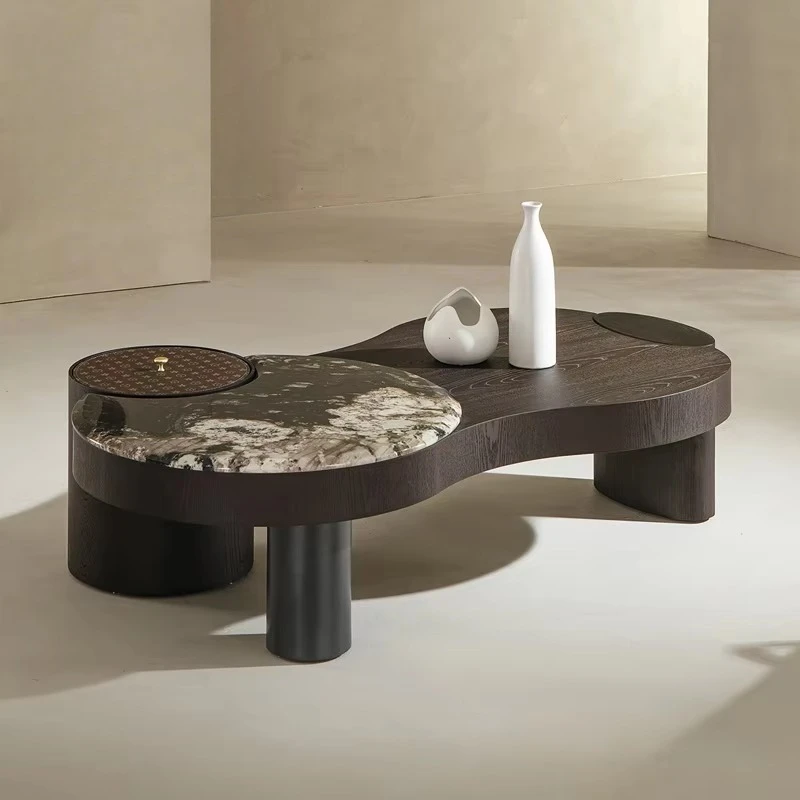 Italian simple luxury special-shaped coffee table, living room needs to be assembled, center coffee table with
Italian simple luxury special-shaped coffee table, living room needs to be assembled, center coffee table with