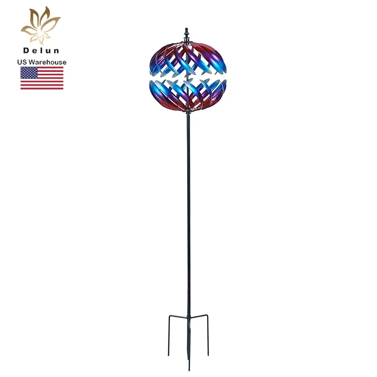 Unique Garden Windmill Decorative 3D Large Metal Wind Sculpture Spinner with Stake
Unique Garden Windmill Decorative 3D Large Metal Wind Sculpture Spinner with Stake