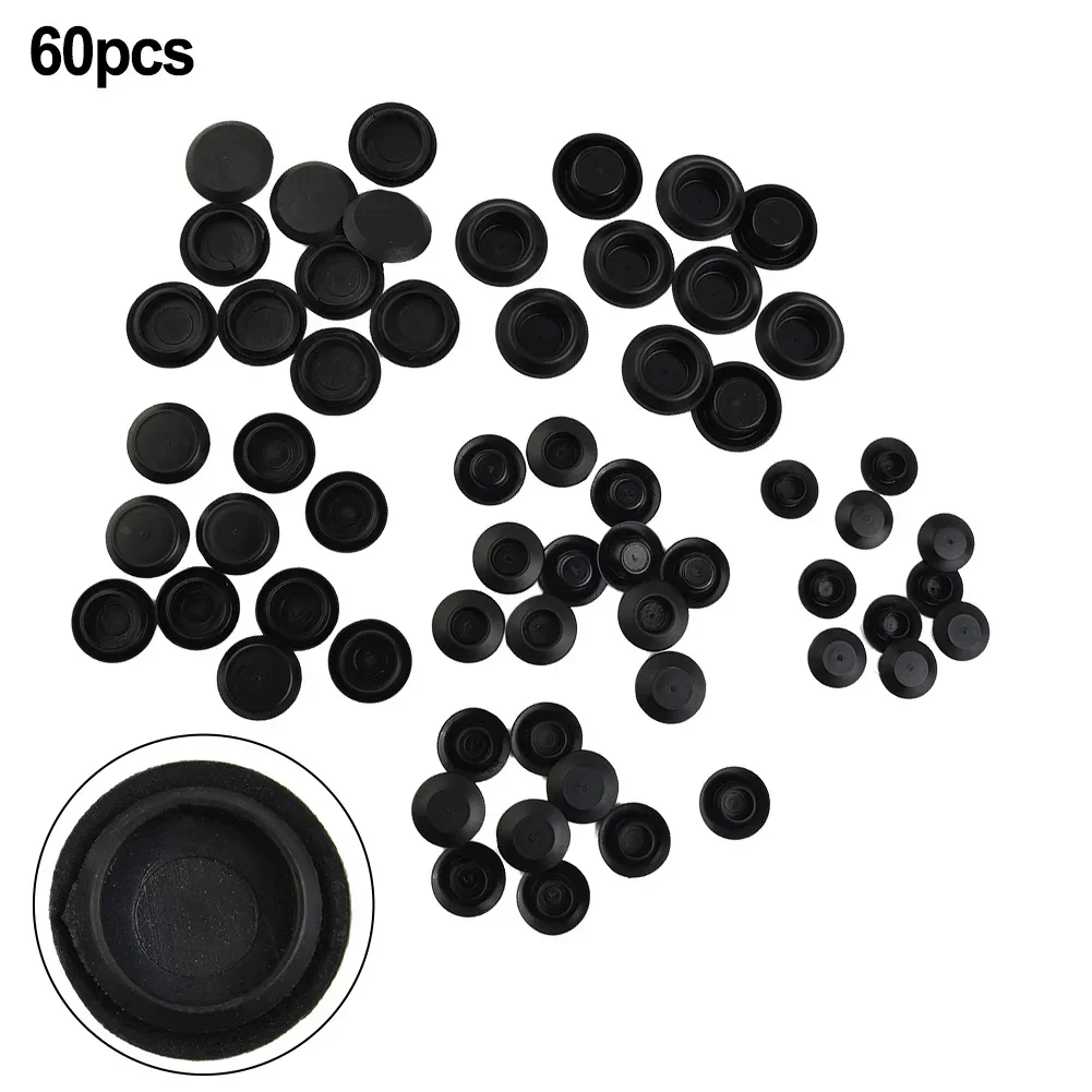 60pcs Flush Mount Black Plastic Hole Plug Auto Body Sheet Metal Car Rubber Plug Flush Mount PVC Plug Button Car Accessories
60pcs Flush Mount Black Plastic Hole Plug Auto Body Sheet Metal Car Rubber Plug Flush Mount PVC Plug Button Car Accessories