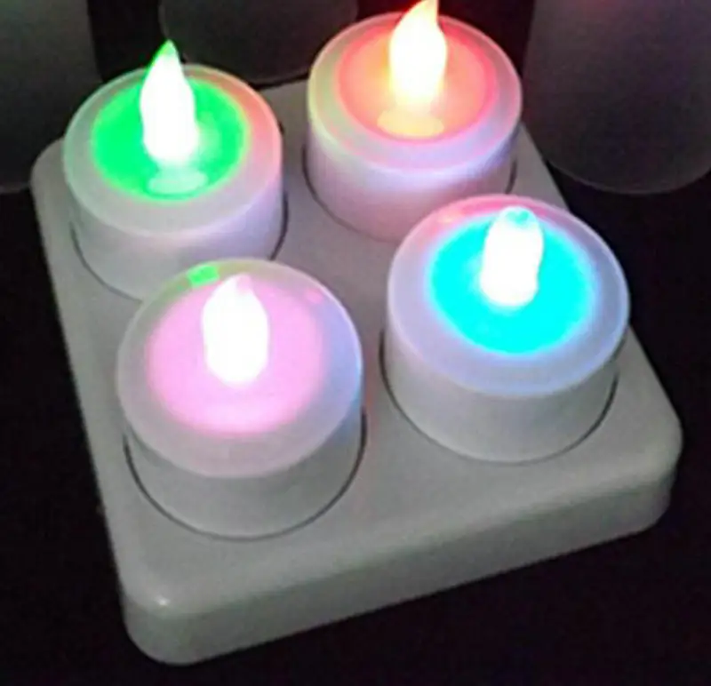 Pack of 4 Remote or Not remote Rechargeable Led Tea Light Candle lamp Flameless Color Changing Party Club Table Decor-Multicolor
Pack of 4 Remote or Not remote Rechargeable Led Tea Light Candle lamp Flameless Color Changing Party Club Table Decor-Multicolor