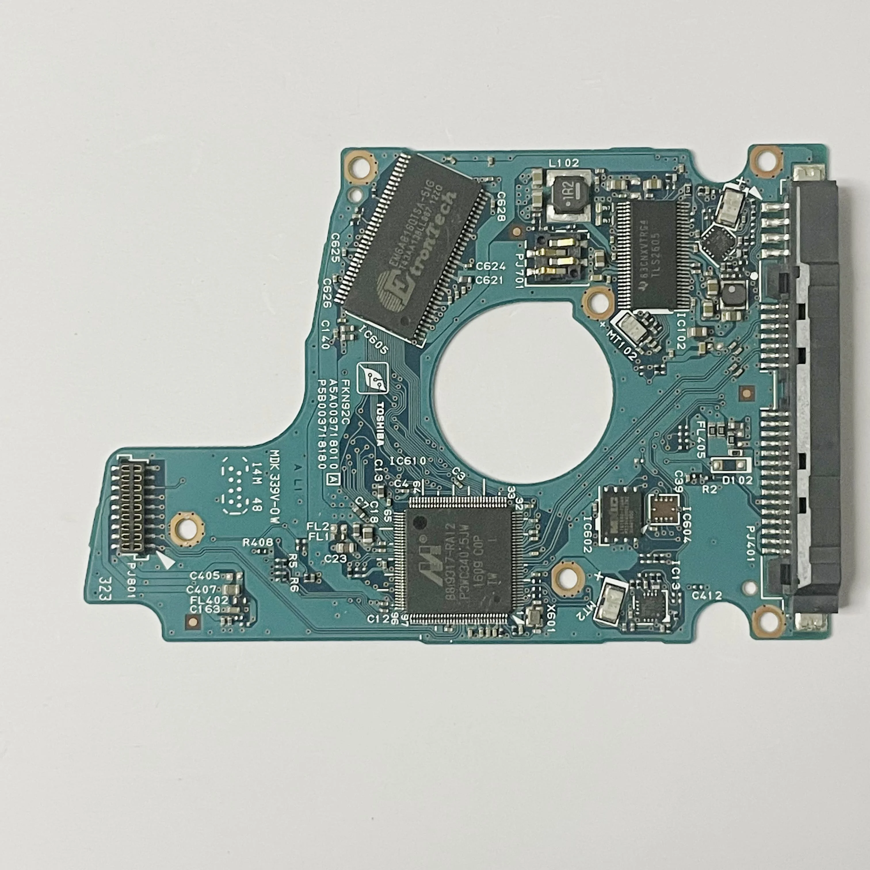 Toshiba Hard Driver PCB Board HDD PCB / G003718A FKN92C A5A003718010 P5B003718180 / MDK 339V-0W 
Toshiba Hard Driver PCB Board HDD PCB / G003718A FKN92C A5A003718010 P5B003718180 / MDK 339V-0W