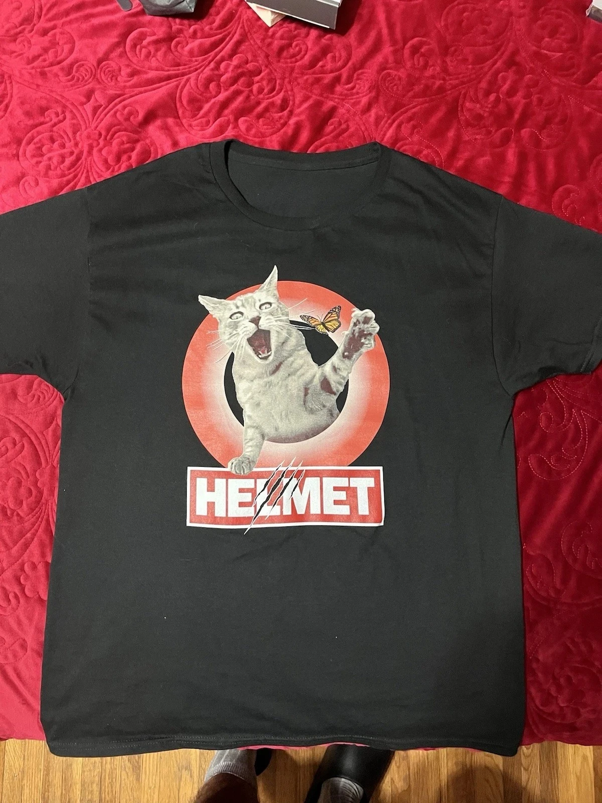 Helmet Band Shirt American Band Singer T-shirt Men Fashion Street Hip-hop Rock Short-sleeved Women Cotton Round-neck Top
Helmet Band Shirt American Band Singer T-shirt Men Fashion Street Hip-hop Rock Short-sleeved Women Cotton Round-neck Top