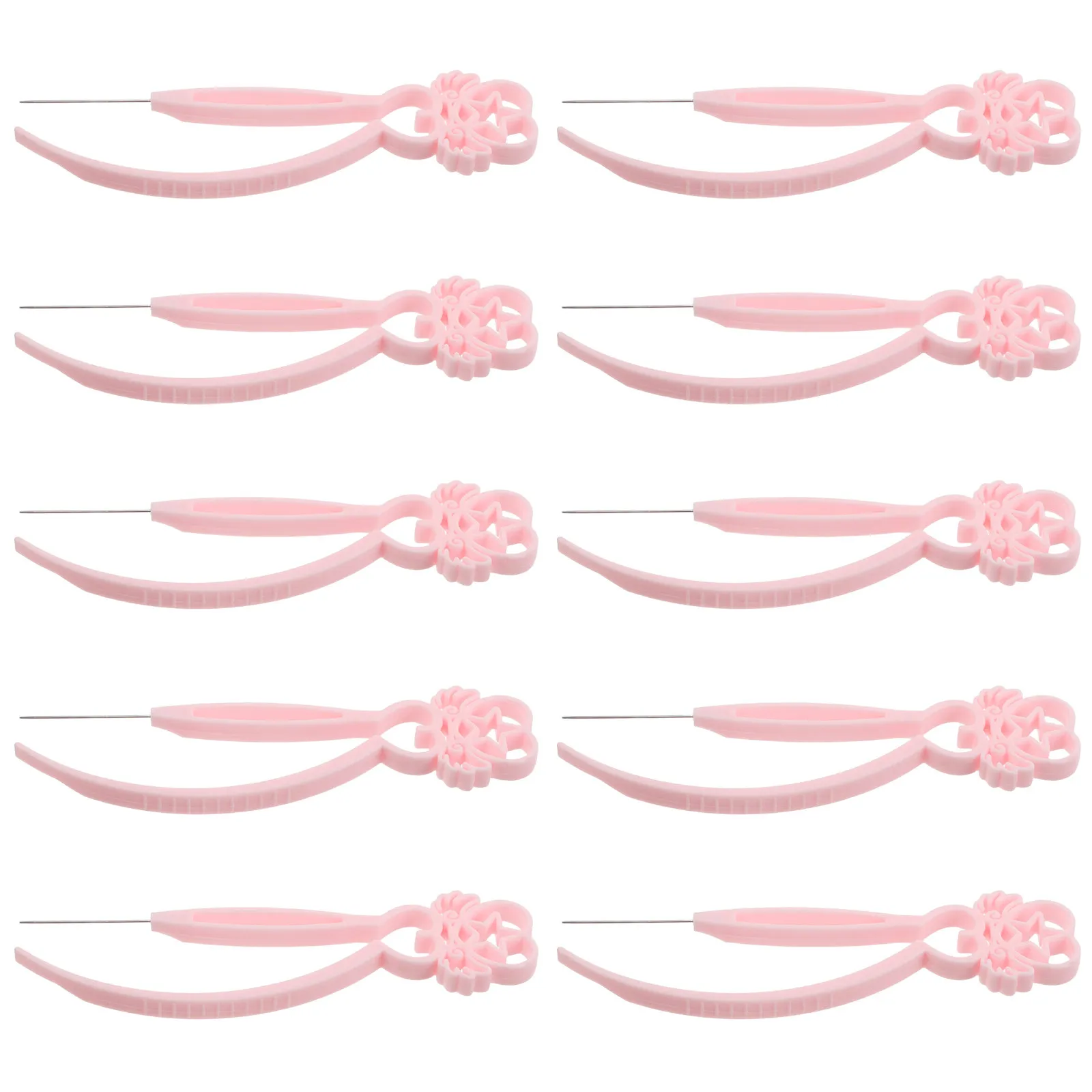 10Pcs Single Needle Beads Tweezers Craft Beading Tool Jewelry Making Precision Plastic Pick Up Tool for Rhinestones Acrylic
10Pcs Single Needle Beads Tweezers Craft Beading Tool Jewelry Making Precision Plastic Pick Up Tool for Rhinestones Acrylic