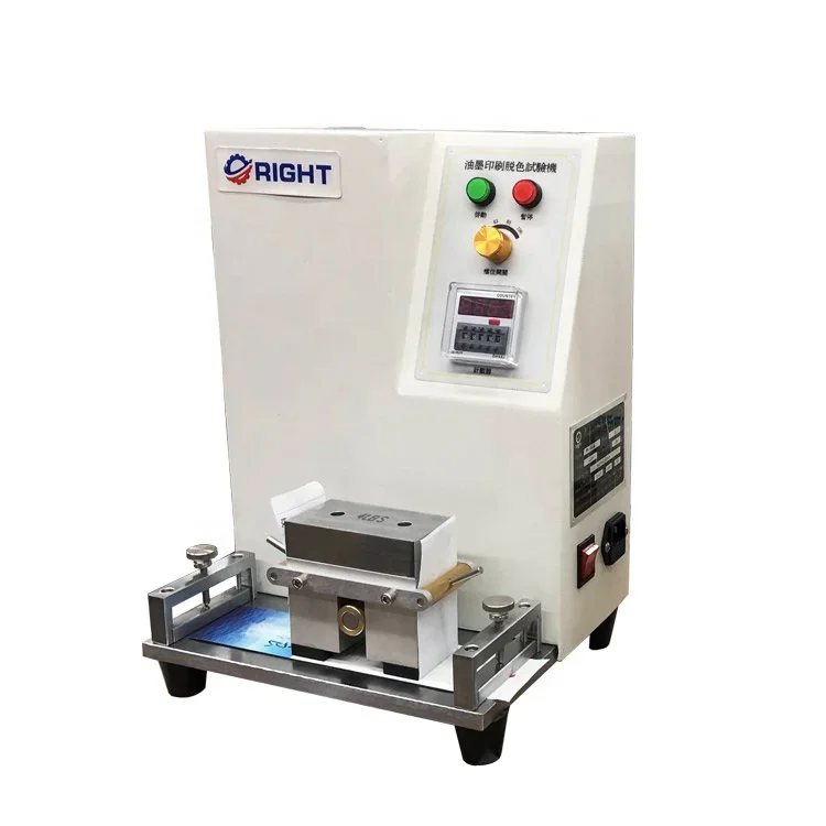 Ink Rub Resistance Ink Friction Decoloring Test Machine, Ink Print Decolorization Testing Machine
Ink Rub Resistance Ink Friction Decoloring Test Machine, Ink Print Decolorization Testing Machine