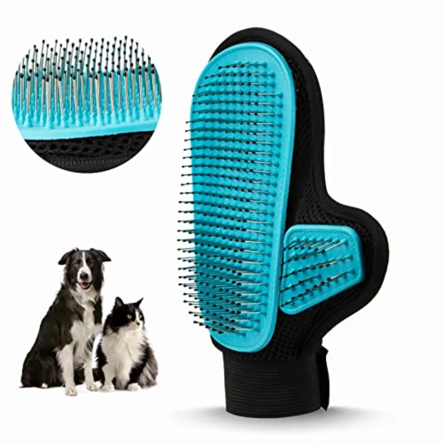 2025 Pet Grooming Glove with Tipped Pin Brush Special Design Deshedding Glove for Sensitive Dogs and Cats with Long and Medium
2025 Pet Grooming Glove with Tipped Pin Brush Special Design Deshedding Glove for Sensitive Dogs and Cats with Long and Medium