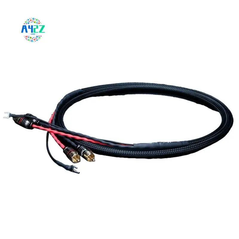 A42Z-Hifi RCA Phono Cable With Ground Wire Vinyl Record Player Cable OFC 2RCA To 2RCA Grounding Spade Plug For CD Amplifier
A42Z-Hifi RCA Phono Cable With Ground Wire Vinyl Record Player Cable OFC 2RCA To 2RCA Grounding Spade Plug For CD Amplifier