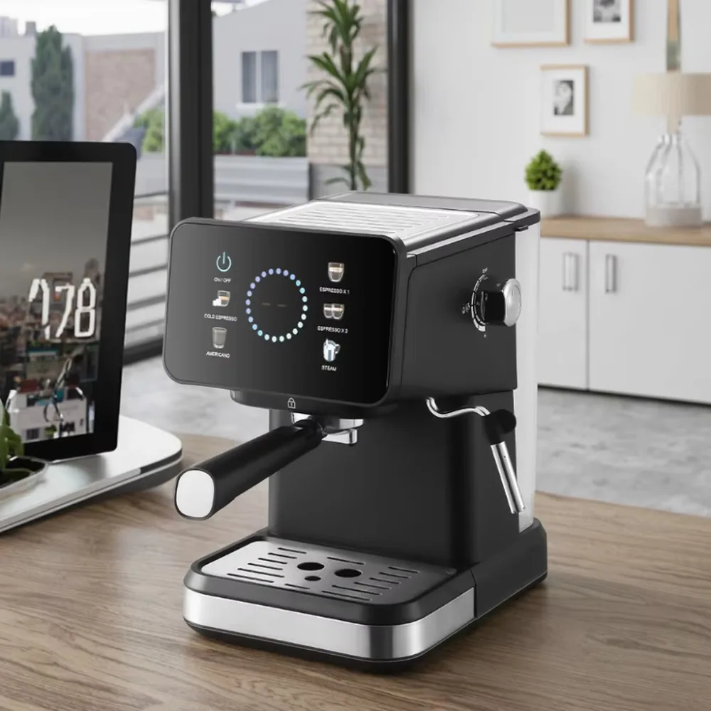 Commercial Italian High Quality Semi-Automatic Espresso Coffee Maker Stainless Steel for Household Use Electric Machine
Commercial Italian High Quality Semi-Automatic Espresso Coffee Maker Stainless Steel for Household Use Electric Machine