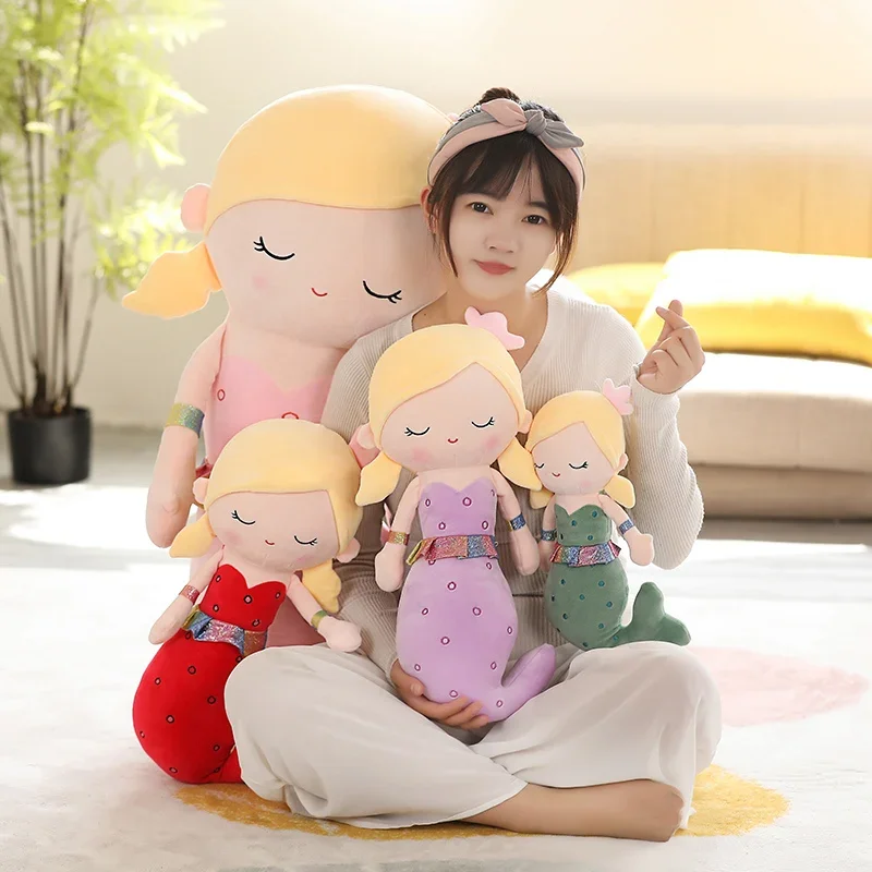 Sweet Mermaid Plush Toys 4 Size Elegant Sleeping Mermaid Doll Soft Cozy Throw Pillow Back Cushion Lovely Children Companion
Sweet Mermaid Plush Toys 4 Size Elegant Sleeping Mermaid Doll Soft Cozy Throw Pillow Back Cushion Lovely Children Companion