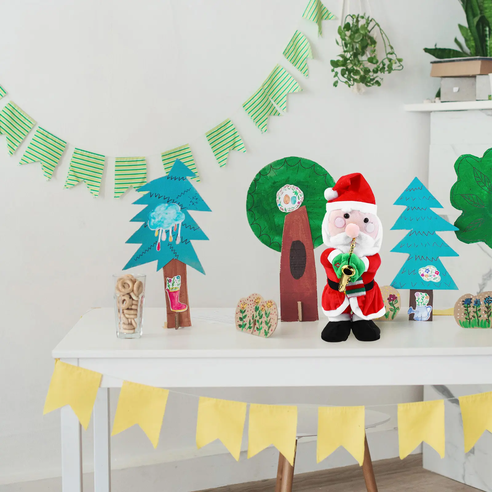 1Pcs Electric Santa Claus Saxophone Plaything Swing Music Singing Christmas Decoration Desktop Holiday Adornment Supplies
1Pcs Electric Santa Claus Saxophone Plaything Swing Music Singing Christmas Decoration Desktop Holiday Adornment Supplies