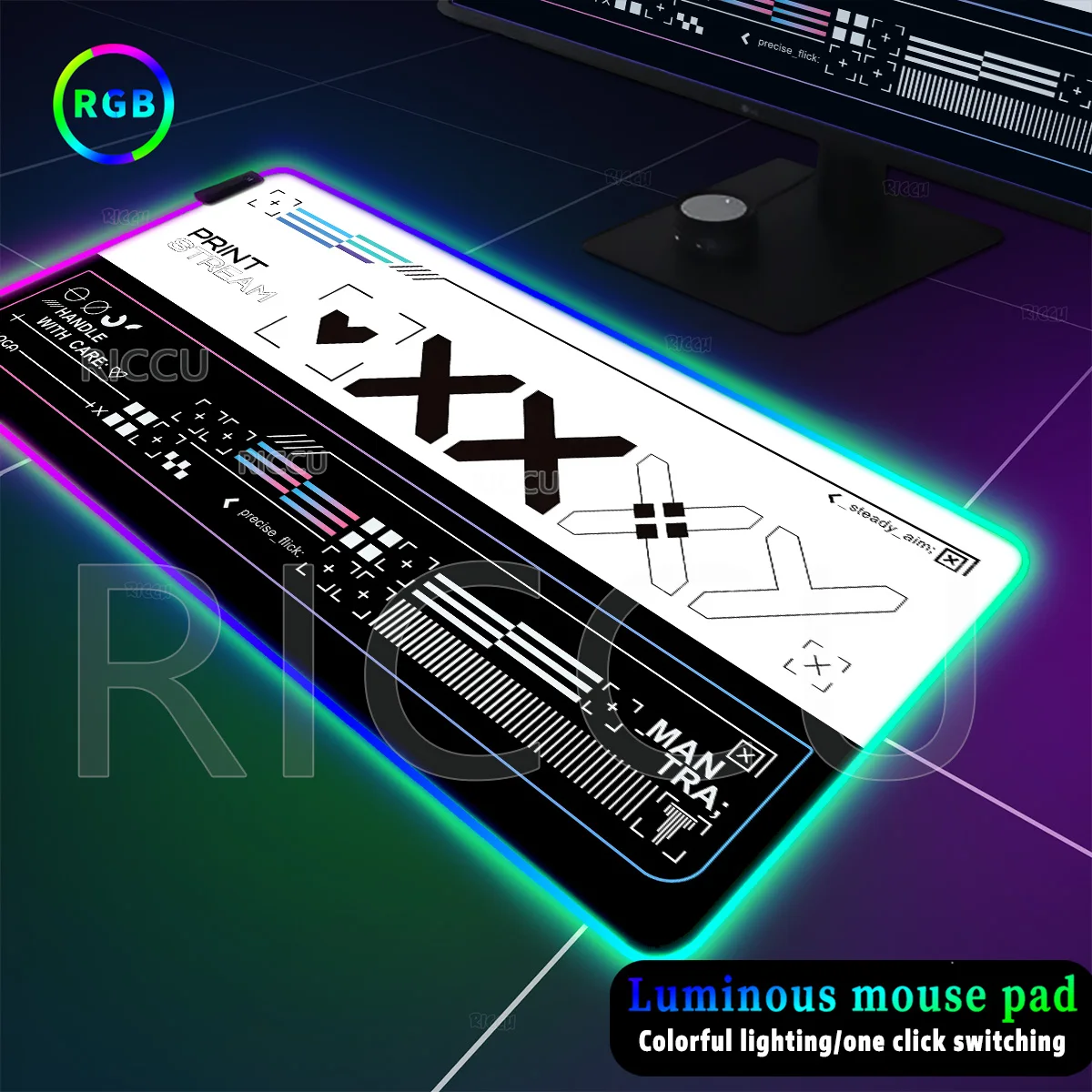 XXL Non-slip RGB CSGO PC Gaming Mouse Pad Emit Light Mat Sense of Technology Gamer Accessories Machinery Keyboard Expansion Pads
XXL Non-slip RGB CSGO PC Gaming Mouse Pad Emit Light Mat Sense of Technology Gamer Accessories Machinery Keyboard Expansion Pads