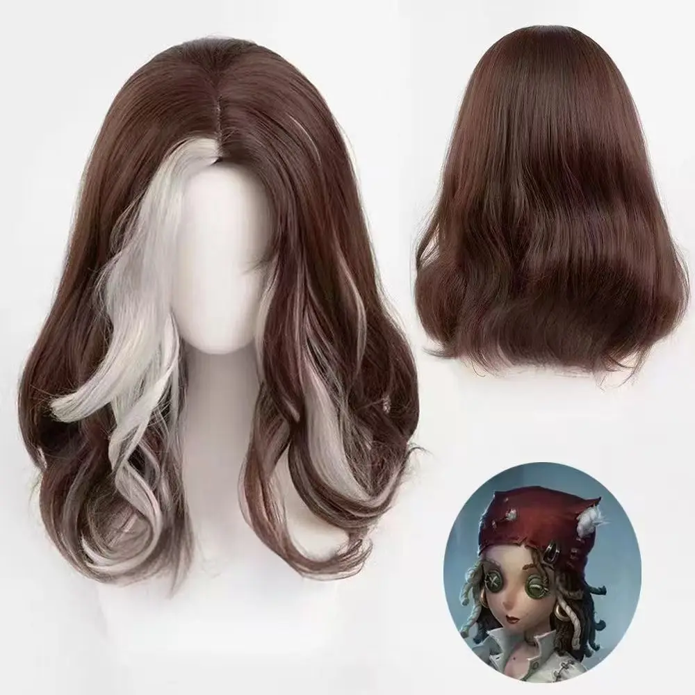 Anime Cosplay Wigs Game Identity V Barmaid Demi Bourbon Cosplay Wig 50CM Brown Heat Resistant Synthetic Hair with Rose net liner
Anime Cosplay Wigs Game Identity V Barmaid Demi Bourbon Cosplay Wig 50CM Brown Heat Resistant Synthetic Hair with Rose net liner