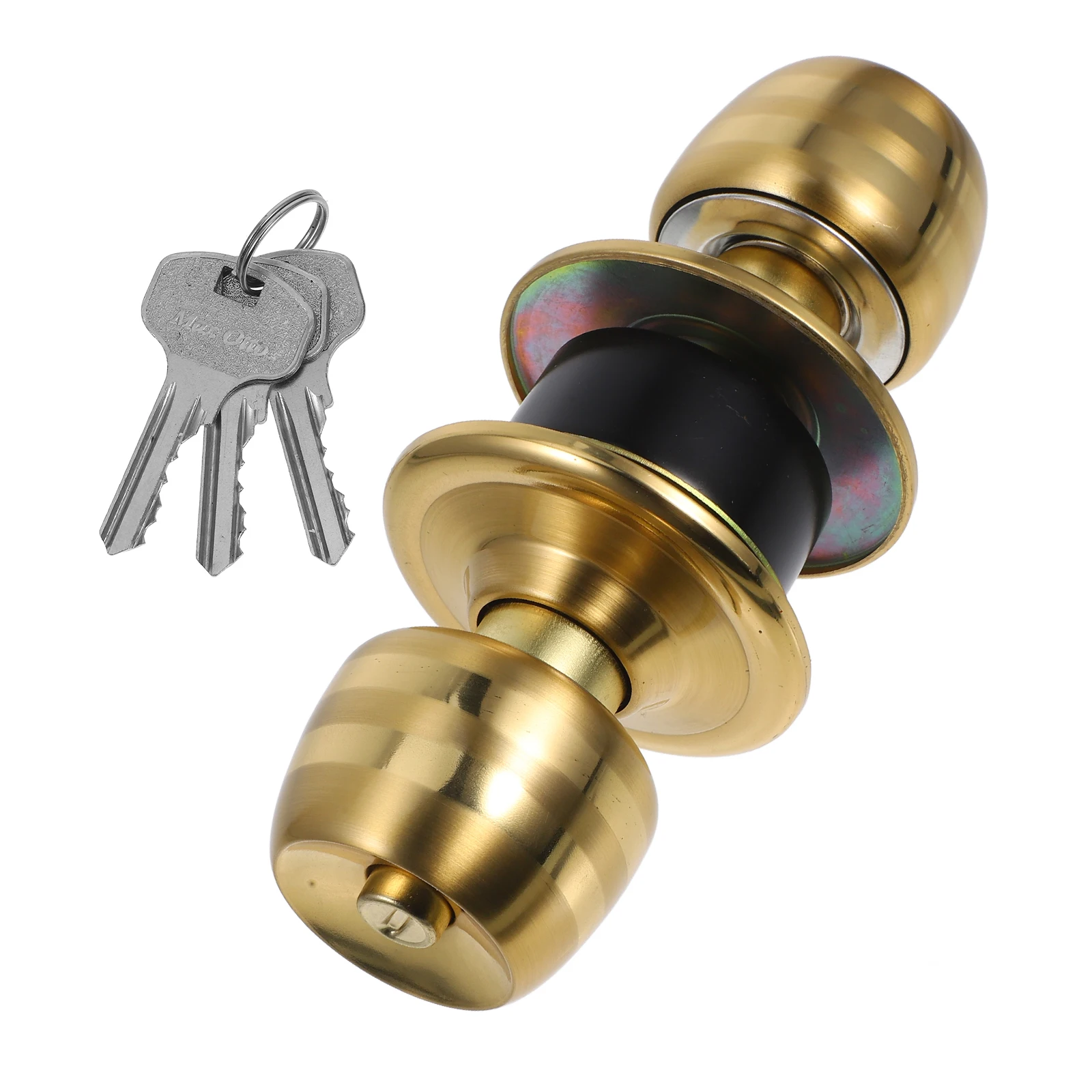 Sturdy Stainless Steel Door Lock Knob for Home Bedroom Bathroom Doors with Key Latch Golden Color Easy Installation
Sturdy Stainless Steel Door Lock Knob for Home Bedroom Bathroom Doors with Key Latch Golden Color Easy Installation