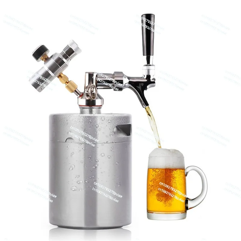 5L Stainless Steel Beer Kegs Mini Kegs Beater Craft Beer Two-shot Container Bar Desk Beer System
5L Stainless Steel Beer Kegs Mini Kegs Beater Craft Beer Two-shot Container Bar Desk Beer System