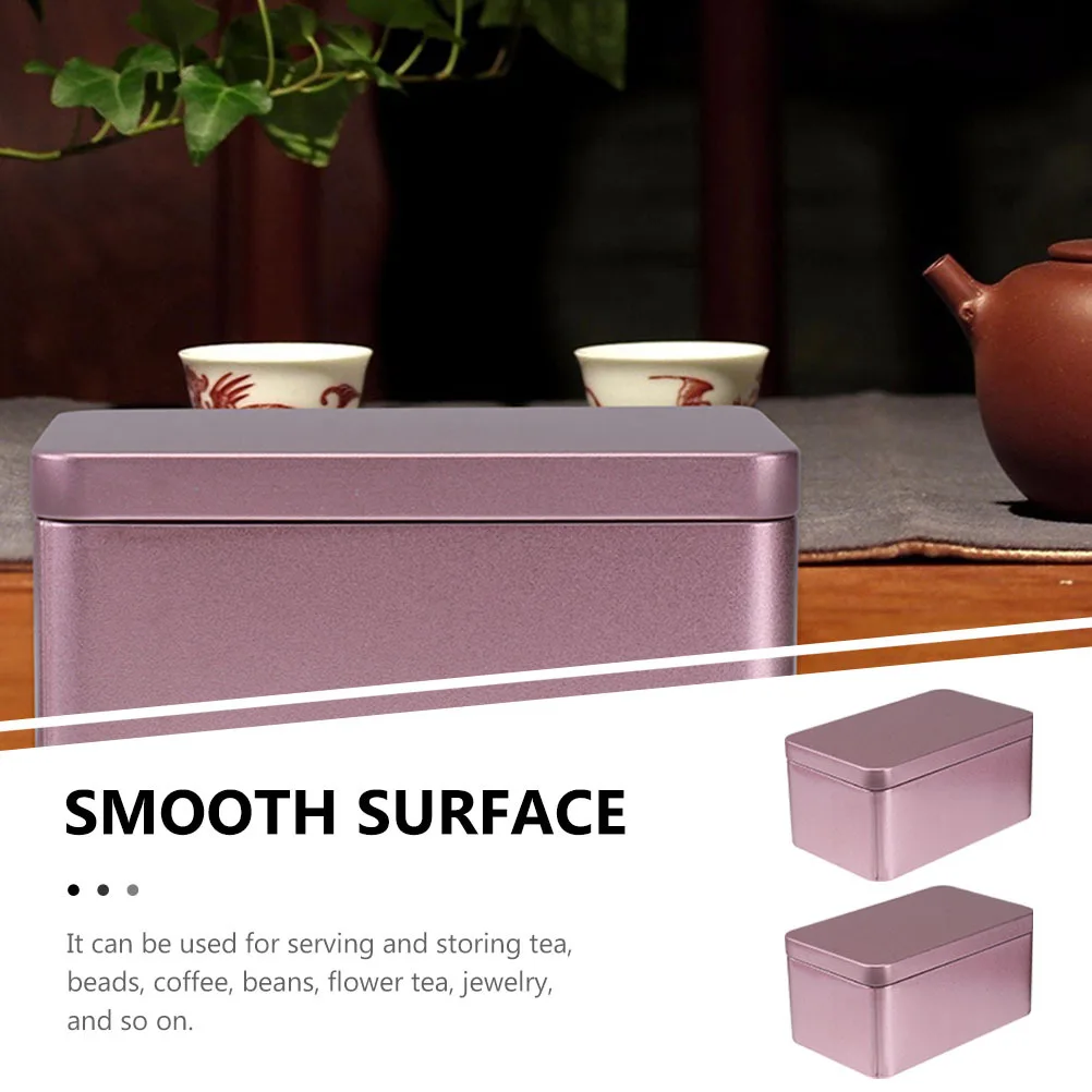 2pcs Household Box Rectangular Tinplate Storage Jar With Lid Bulk Tea Packaging Large Capacity Dustproof Sealing Container For
2pcs Household Box Rectangular Tinplate Storage Jar With Lid Bulk Tea Packaging Large Capacity Dustproof Sealing Container For