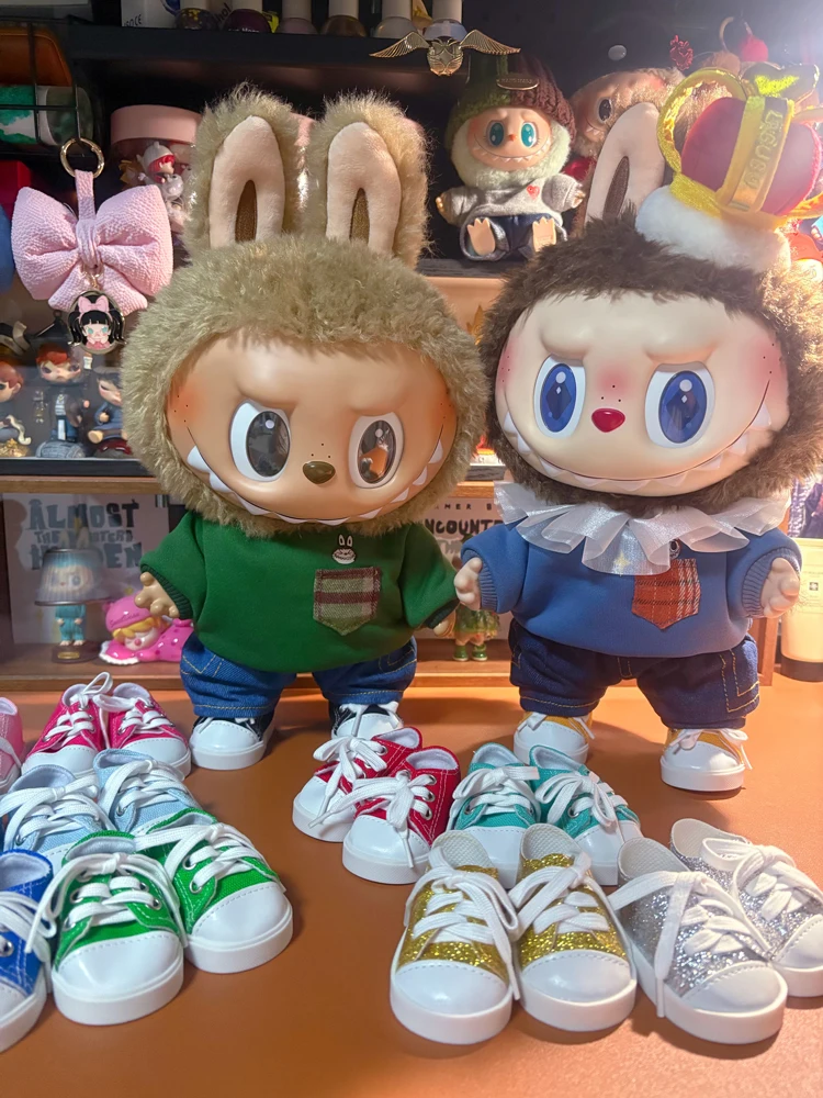 Labubu 38cm Canvas oes Doll Pendant Rubber Toy Replacement Footwear Trendy ex Collectible Figurine Accories
Labubu 38cm Canvas oes Doll Pendant Rubber Toy Replacement Footwear Trendy ex Collectible Figurine Accories