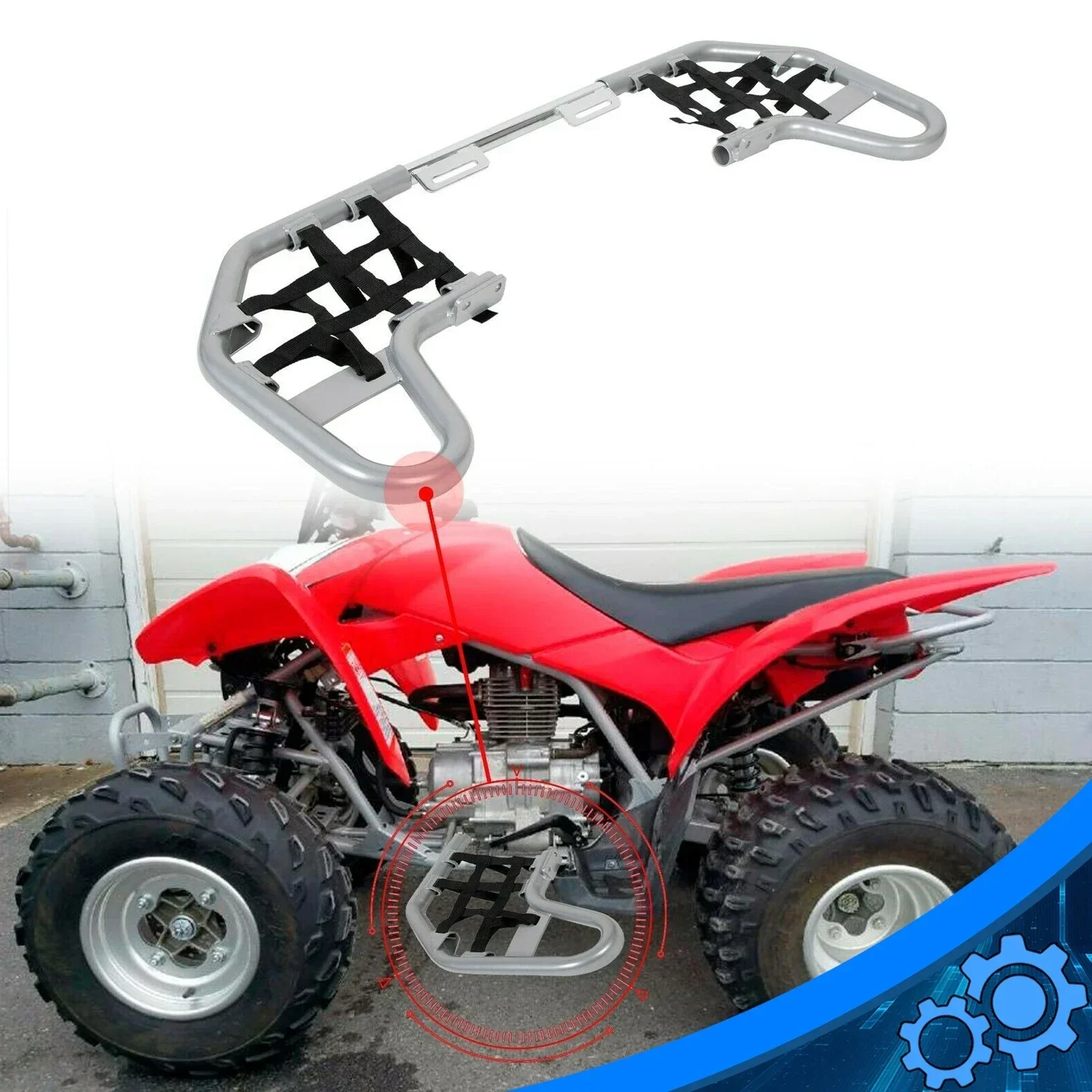 For 2001-2024 TRX 250EX 250X Honda Nerf Bars Silver bar Black nets 220 T1 BB
For 2001-2024 TRX 250EX 250X Honda Nerf Bars Silver bar Black nets 220 T1 BB