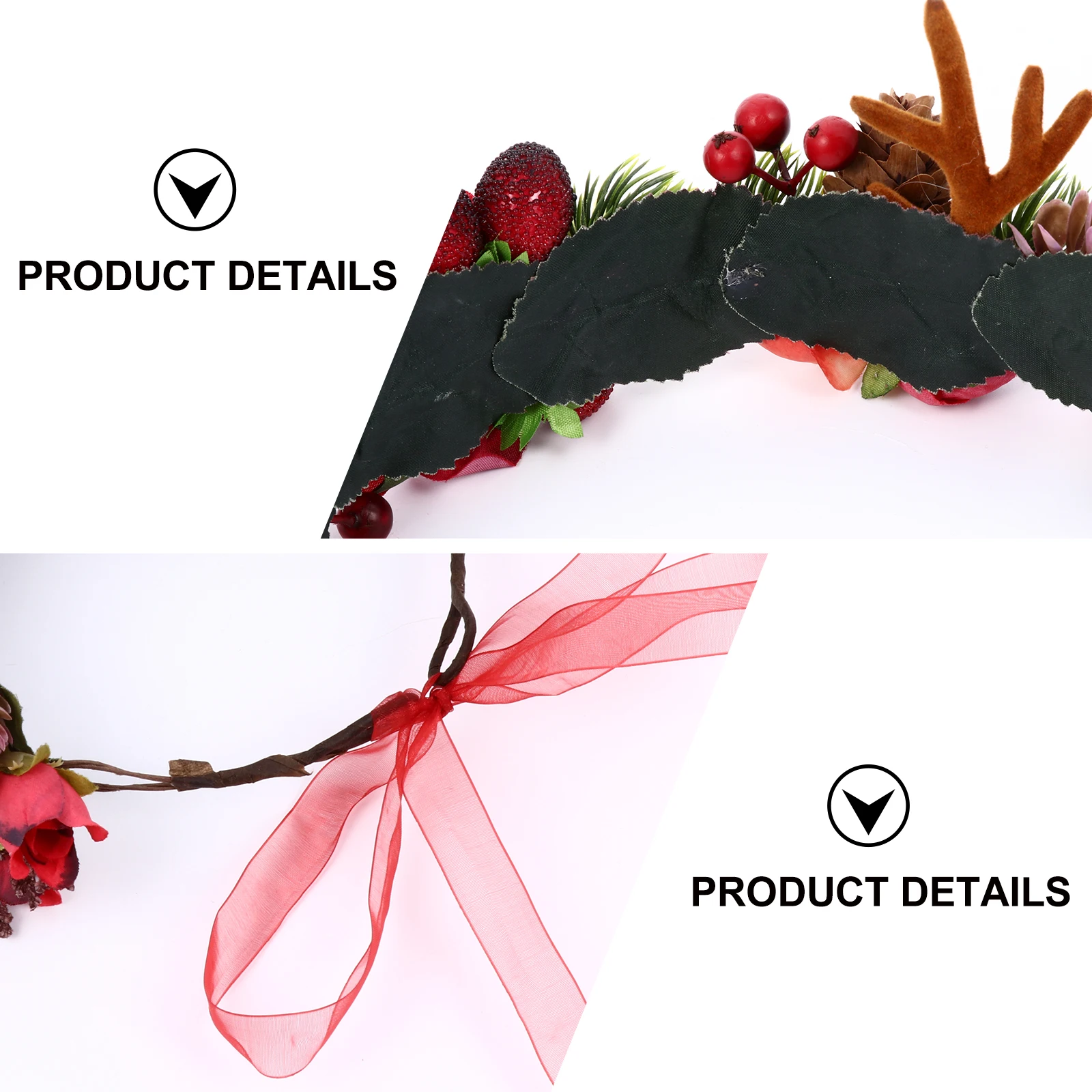 Christmas Antler Hairbands Festive Pinecone Cloth Hair Clasp For Party Costume Decoration Women Gift 
Christmas Antler Hairbands Festive Pinecone Cloth Hair Clasp For Party Costume Decoration Women Gift