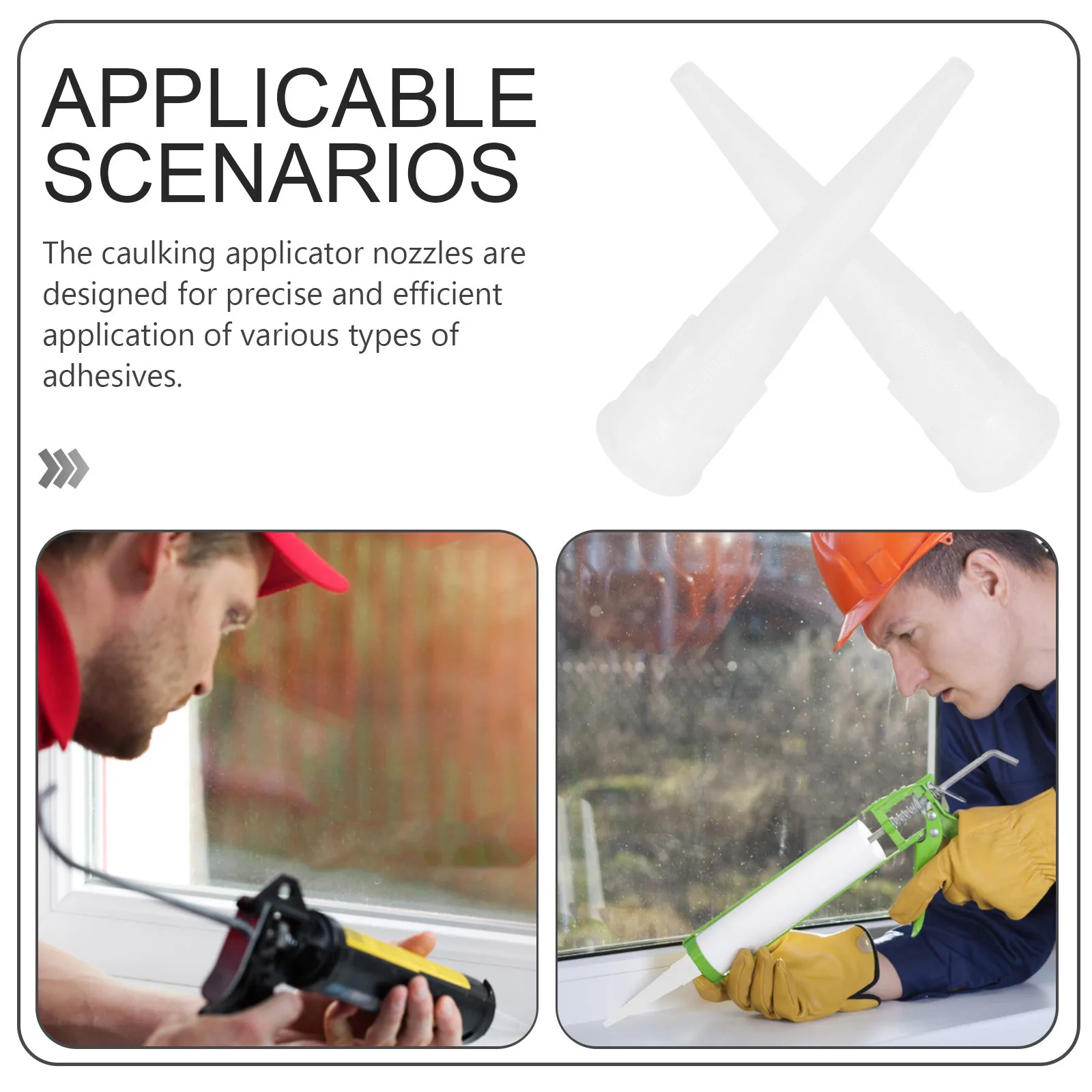 20pcs Caulking Nozzles Set Replacement Tips For Epoxy Sealant Waterproofing Joint Finishing Tool Caulking Tool Kit Caulk Tips
20pcs Caulking Nozzles Set Replacement Tips For Epoxy Sealant Waterproofing Joint Finishing Tool Caulking Tool Kit Caulk Tips