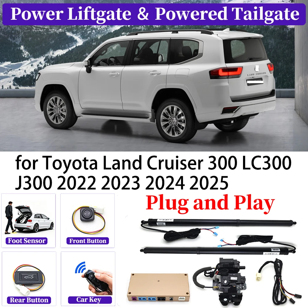 for Toyota Land Cruiser 300 LC300 J300 2022 2023 2024 2025 Car Automatic Power Liftgate Kit Smart Auto Electric Tailgate System
for Toyota Land Cruiser 300 LC300 J300 2022 2023 2024 2025 Car Automatic Power Liftgate Kit Smart Auto Electric Tailgate System
