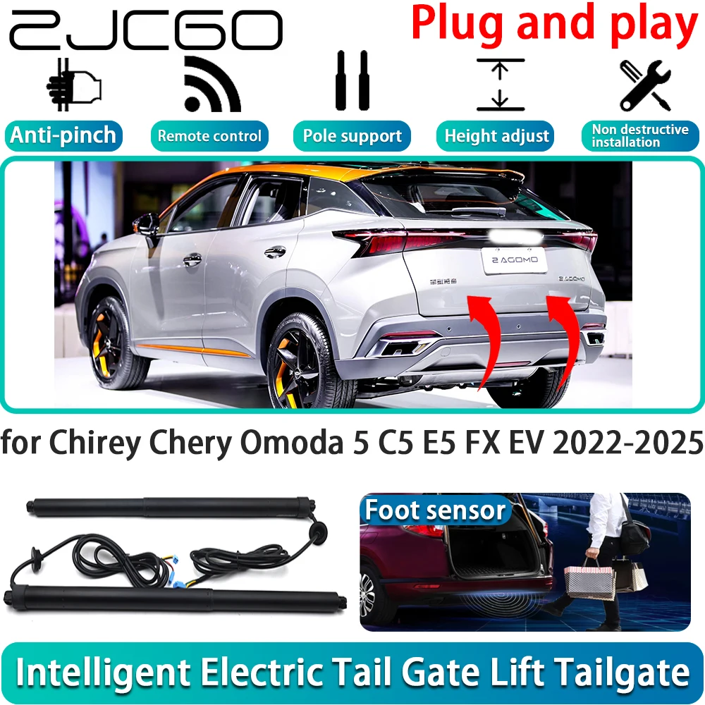 ZJCGO for Chirey Chery Omoda 5 C5 E5 FX EV 2022-2025 Car OEM Electric Powered Tailgate Power Liftgate Automatic Tailgate System
ZJCGO for Chirey Chery Omoda 5 C5 E5 FX EV 2022-2025 Car OEM Electric Powered Tailgate Power Liftgate Automatic Tailgate System