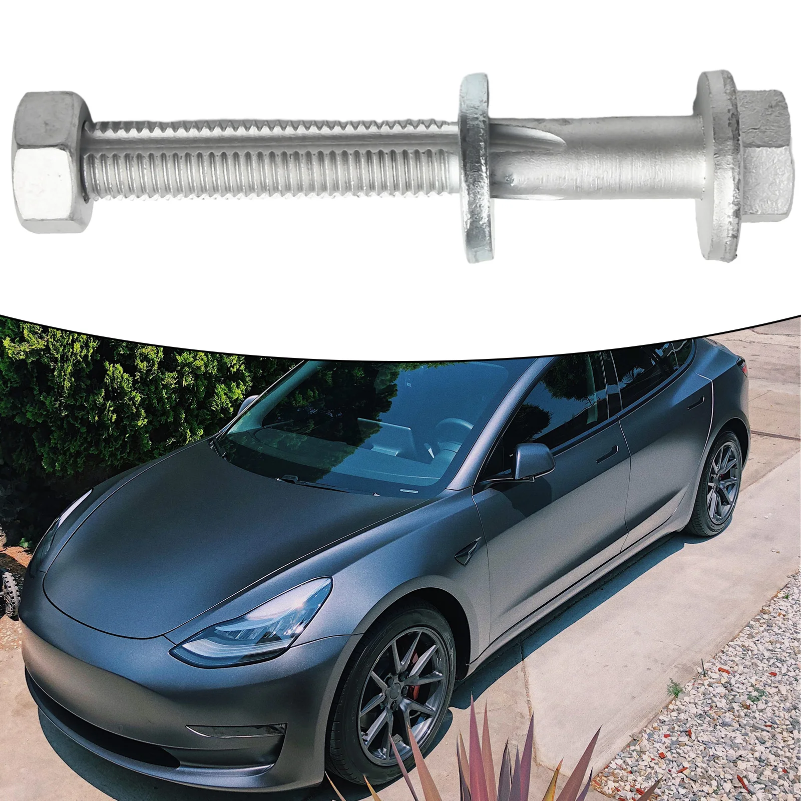 Front Lower Control Arm Alignment Bolt 2007106 For Tesla For Model S and For Model X Replacement Part OE 102735100C Aftermarket
Front Lower Control Arm Alignment Bolt 2007106 For Tesla For Model S and For Model X Replacement Part OE 102735100C Aftermarket