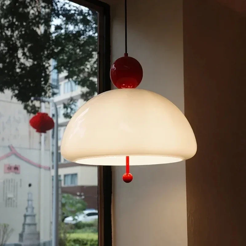 Nordic minimalist French milk white glass pendant light, postmodern and medieval Bauhaus style living room, study, bedroom light
Nordic minimalist French milk white glass pendant light, postmodern and medieval Bauhaus style living room, study, bedroom light