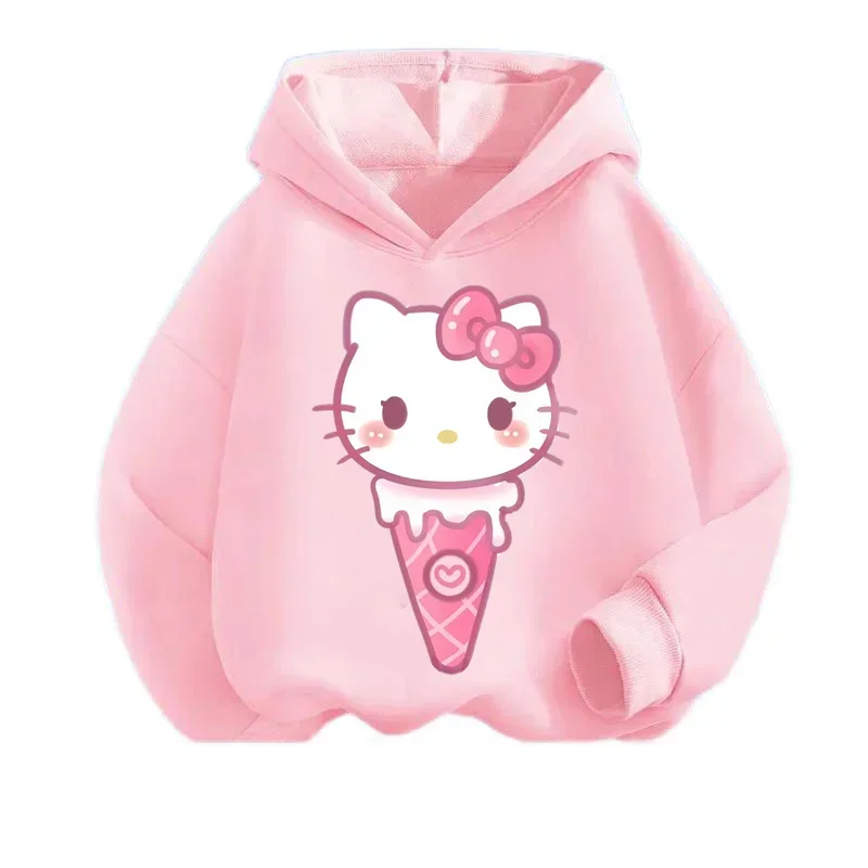 Худи Kawaii Hello Kitty, детская одежда, одежда для девочек, модная одежда для маленьких мальчиков, осенняя теплая толстовка, детские топы
Худи Kawaii Hello Kitty, детская одежда, одежда для девочек, модная одежда для маленьких мальчиков, осенняя теплая толстовка, детские топы