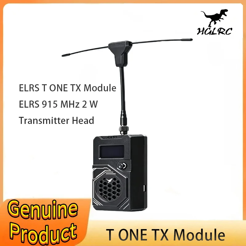 HGLRC T ONE TX Module ELRS 915Mhz 2W High Power 868-915MHz FCC 3-6S Wide Transmission Distance for FPV Long Range Racing Drone
HGLRC T ONE TX Module ELRS 915Mhz 2W High Power 868-915MHz FCC 3-6S Wide Transmission Distance for FPV Long Range Racing Drone