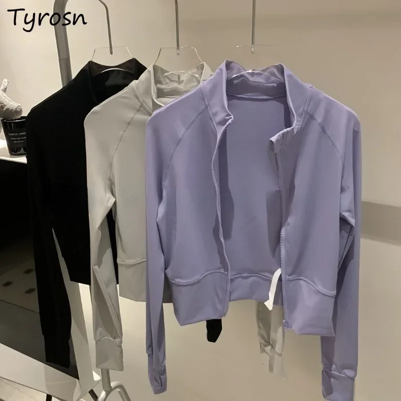 Толстовки на молнии, женские весенне-осенние спортивные верхняя одежда, повседневная универсальная уличная одежда с воротником-стойкой, индивидуальный Mujer, европейский стиль
Толстовки на молнии, женские весенне-осенние спортивные верхняя одежда, повседневная универсальная уличная одежда с воротником-стойкой, индивидуальный Mujer, европейский стиль