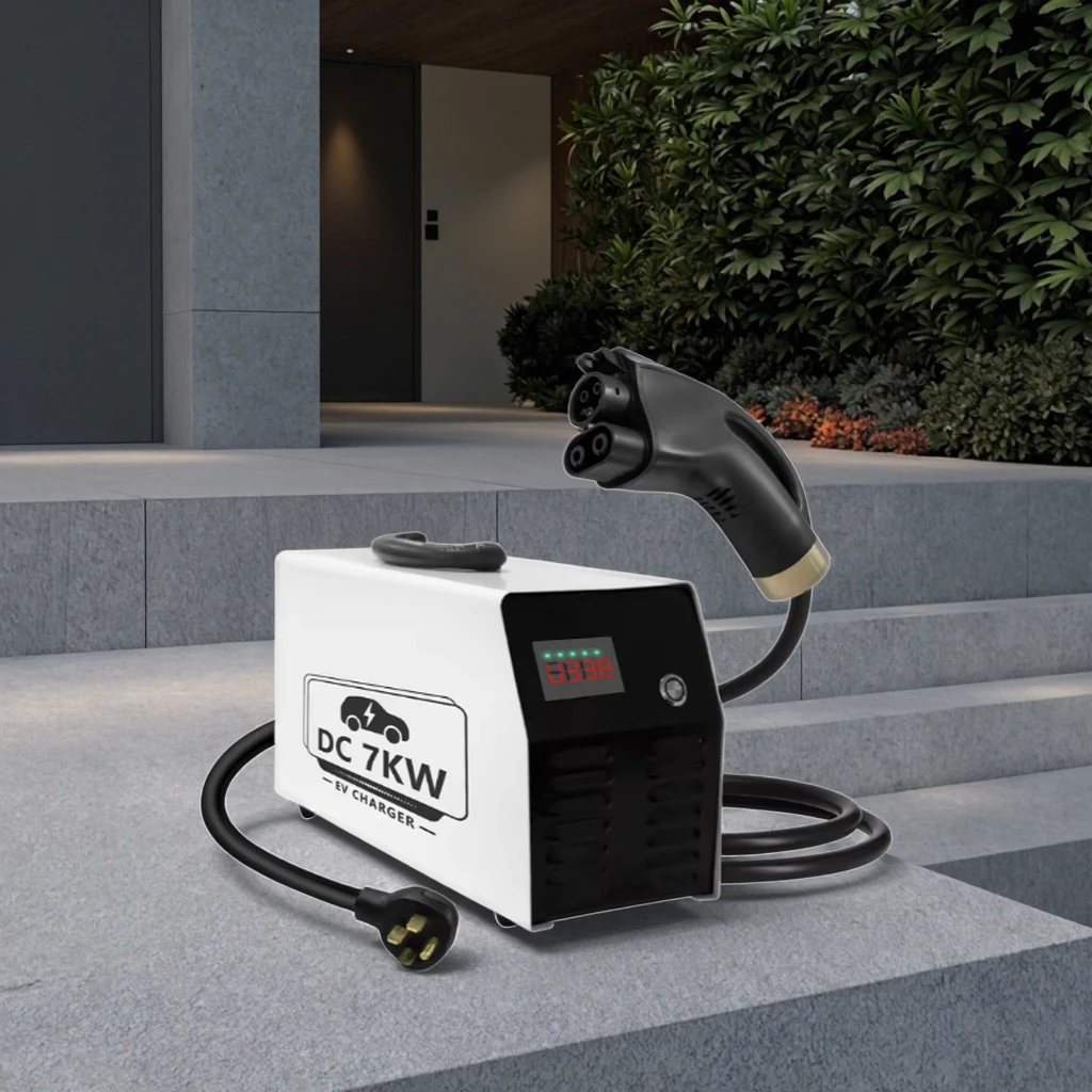 Electric Car Charging Station Homeuse DC Fast EV Charger 3.5kW Adjustable to 7kW
Electric Car Charging Station Homeuse DC Fast EV Charger 3.5kW Adjustable to 7kW