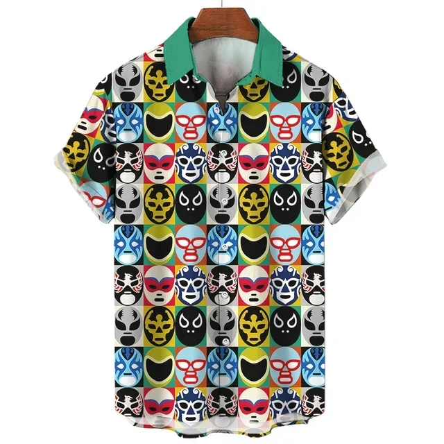 Men's Retro Shirt 3D Print Mexican Fighting Shirt Short Sleeve Cardigan Summer Top
Men's Retro Shirt 3D Print Mexican Fighting Shirt Short Sleeve Cardigan Summer Top
