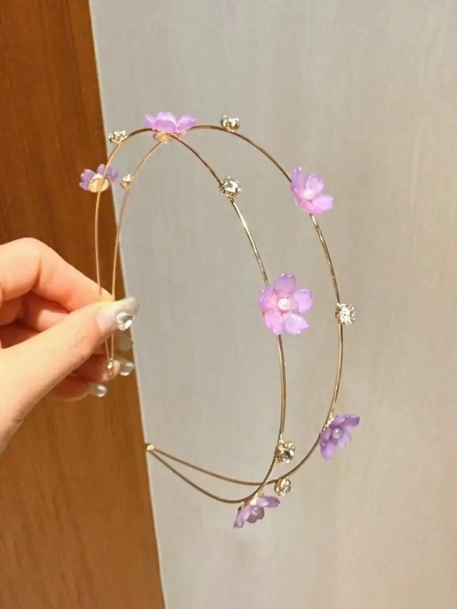 Alloy Double Layer Faux Pearl Flower Headband For Women Sweet Hair Accessory
Alloy Double Layer Faux Pearl Flower Headband For Women Sweet Hair Accessory